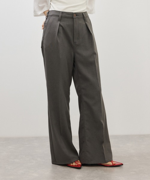 Wrangler（ラングラー）の「【Wrangler for ADAM ET ROPE'】別注WRANCHER WIDE/吸水速乾（スラックス・レディース・グレー/ブラック/ベージュ・M/S）」の10枚目の写真