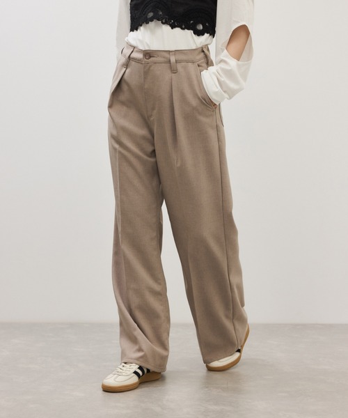 Wrangler（ラングラー）の「【Wrangler for ADAM ET ROPE'】別注WRANCHER WIDE/吸水速乾（スラックス・レディース・グレー/ブラック/ベージュ・M/S）」の14枚目の写真