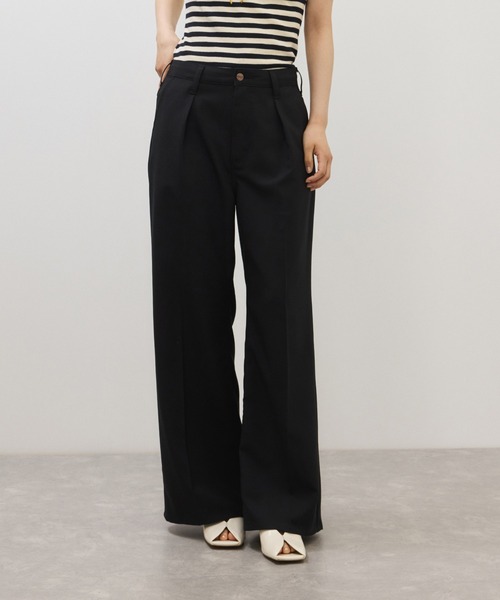 Wrangler（ラングラー）の「【Wrangler for ADAM ET ROPE'】別注WRANCHER WIDE/吸水速乾（スラックス・レディース・グレー/ブラック/ベージュ・M/S）」の15枚目の写真