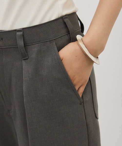 Wrangler（ラングラー）の「【Wrangler for ADAM ET ROPE'】別注WRANCHER WIDE/吸水速乾（スラックス・レディース・グレー/ブラック/ベージュ・M/S）」の20枚目の写真