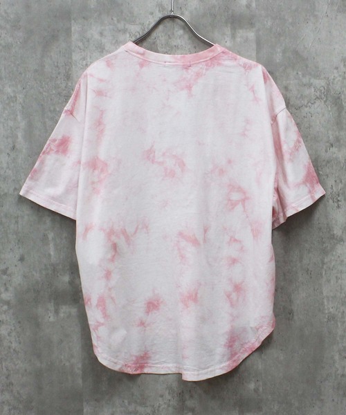 ZI-ON（ジーオン）の「タイダイ染め Tシャツ（Tシャツ/カットソー・メンズ・オレンジ/グリーン/ピンク/ネイビー/パープル/ブラック・XL/L/M）」の12枚目の写真