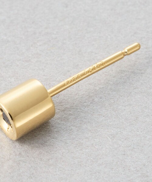 Jouete（ジュエッテ）の「[バックキャッチピアス] ジルコニア チューブ（ピアス（片耳用）・レディース・プラチナム/イエローゴールド・FREE）」の14枚目の写真