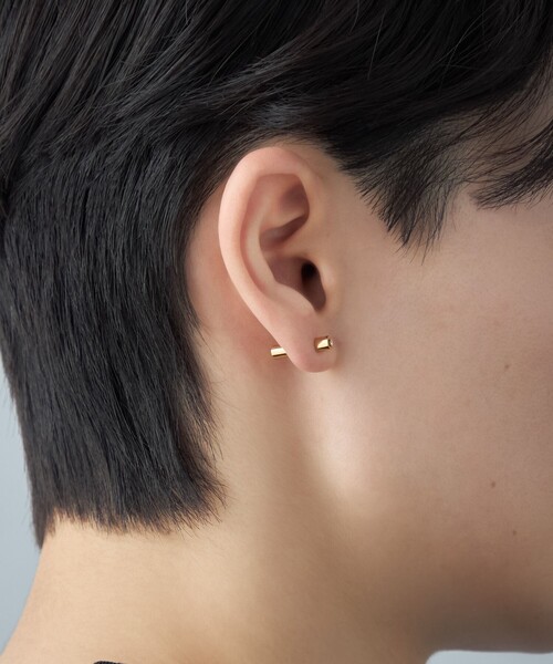 Jouete（ジュエッテ）の「[バックキャッチピアス] ジルコニア チューブ（ピアス（片耳用）・レディース・プラチナム/イエローゴールド・FREE）」の19枚目の写真