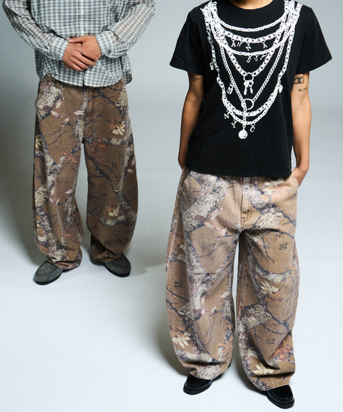 JOINT WORKS(ジョイントワークス)の「リアルツリーカーブパンツ / J REALTREE CURVE PANTS(その他パンツ・レディース・ピンク系その他/チョコ・MEDIUM/LARGE)」の1枚目の写真