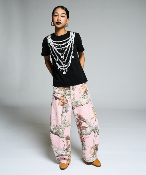 JOINT WORKS(ジョイントワークス)の「リアルツリーカーブパンツ / J REALTREE CURVE PANTS(その他パンツ・レディース・ピンク系その他/チョコ・MEDIUM/LARGE)」の6枚目の写真