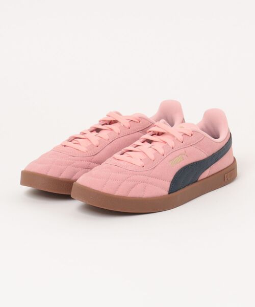 PUMA(プーマ)の「PUMA プーマ CLUB 2 INDOOR SD メンズスニーカー 薄底 ロープロファイル(クラブ2インドアスエード)(スニーカー・メンズ・イエロー/ブラック×ホワイト/ピンク・25.5cm/26.0cm/26.5cm/27.0cm/27.5cm/28.0cm/29.0cm/30.0cm)」の3枚目の写真