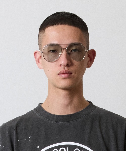 シルバークォーツ ティアドロップ 2 AVIATOR TEAR DROP SUNGLASSES / メタルフレーム ティアドロップ