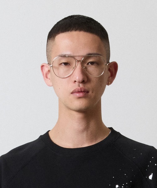 NUMBER (N)INE（ナンバーナイン）の「AVIATOR TEAR DROP SUNGLASSES / メタルフレーム ティアドロップ サングラス - UVカット -（サングラス・メンズ・スモーキーグリーン系/クリア/イエロー・FREE）」の20枚目の写真
