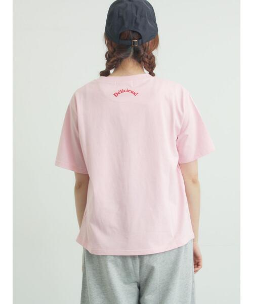 Samansa Mos2(サマンサ モスモス)の「【メルヘン×Samansa Mos2】発泡プリントTシャツ(Tシャツ/カットソー・レディース・グレー/オフホワイト/ピンク・F)」の18枚目の写真