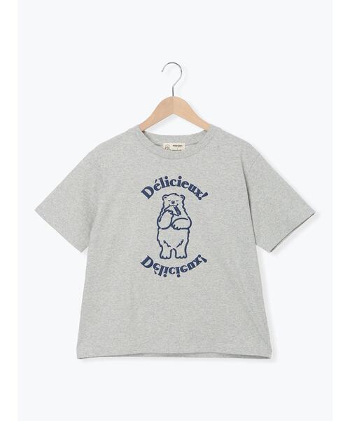 Samansa Mos2(サマンサ モスモス)の「【メルヘン×Samansa Mos2】発泡プリントTシャツ(Tシャツ/カットソー・レディース・グレー/オフホワイト/ピンク・F)」の6枚目の写真