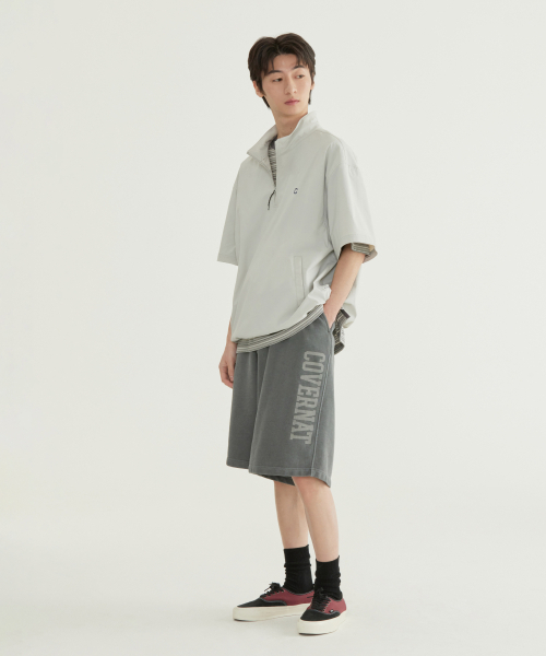 COVERNAT(カバーナット)の「ナイロンハーフジップTシャツブラック(Tシャツ/カットソー・レディース・その他・SMALL/MEDIUM/LARGE/X-LARGE/XX-LARGE)」の4枚目の写真