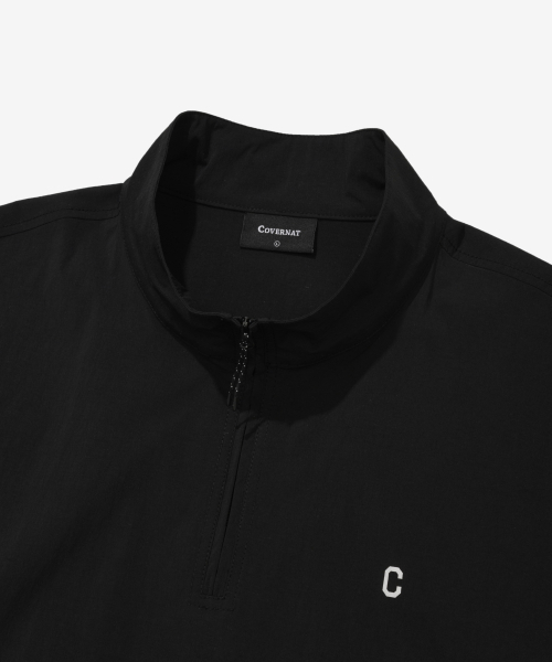 COVERNAT(カバーナット)の「ナイロンハーフジップTシャツブラック(Tシャツ/カットソー・レディース・その他・SMALL/MEDIUM/LARGE/X-LARGE/XX-LARGE)」の6枚目の写真