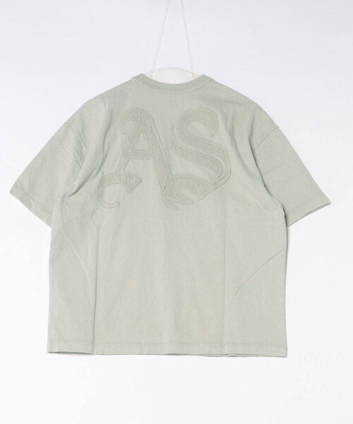 ALLSAINTS(オールセインツ)の「INSIGNIA SHORT SLEEVE COTTON T-SHIRT | INSIGNIA 半袖 コットン Tシャツ(Tシャツ/カットソー・メンズ・グリーン系その他・S/M/L/XS)」の8枚目の写真