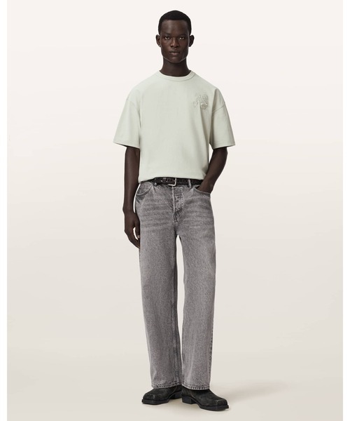 ALLSAINTS(オールセインツ)の「INSIGNIA SHORT SLEEVE COTTON T-SHIRT | INSIGNIA 半袖 コットン Tシャツ(Tシャツ/カットソー・メンズ・グリーン系その他・S/M/L/XS)」の3枚目の写真