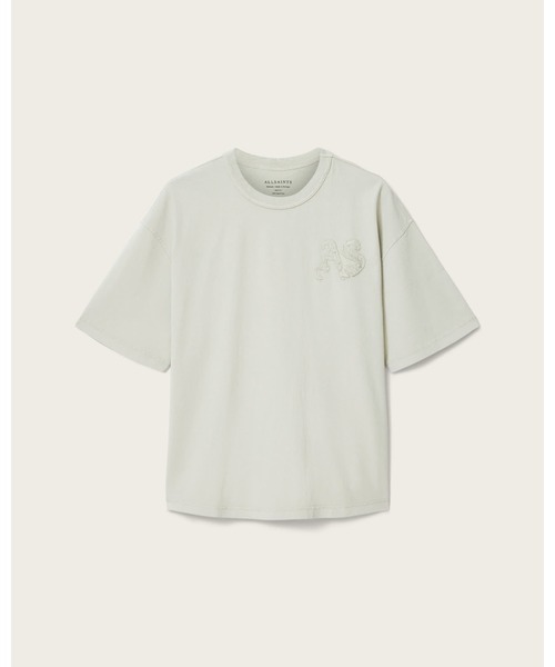ALLSAINTS(オールセインツ)の「INSIGNIA SHORT SLEEVE COTTON T-SHIRT | INSIGNIA 半袖 コットン Tシャツ(Tシャツ/カットソー・メンズ・グリーン系その他・S/M/L/XS)」の7枚目の写真