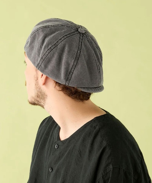CPH(シーピーエイチ)の「CASQUETTE/ PIGMENT DYE /キャスケット(キャスケット・メンズ・ブラック・S/L)」の6枚目の写真