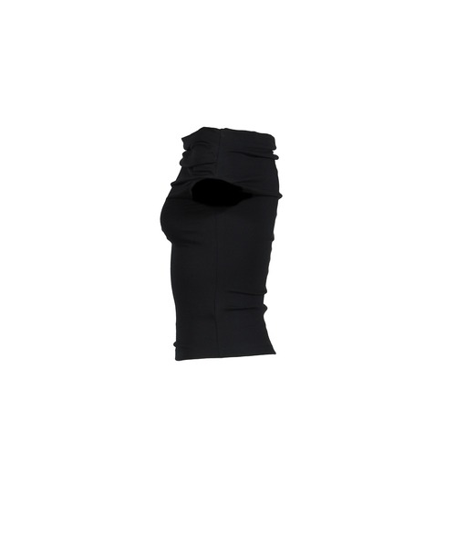 BOHEMSEO(ボヘミアンソウル)の「FLOW NECK DRAPE HALF-T(Tシャツ/カットソー・レディース・ブラウン/ブラック/ベージュ・OS)」の5枚目の写真