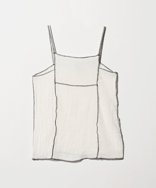 Steven Alan(スティーブンアラン)の「<BASERANGE>SHOK SQUARE TOP/トップス(シャツ/ブラウス・レディース・ホワイト・S)」の1枚目の写真