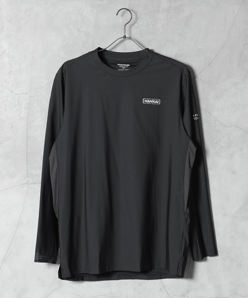 jiggys shop（ジギーズショップ）の「【南海部品コラボ】UVカット 接触冷感 吸水速乾 消臭 ストレッチ ロンT（Tシャツ/カットソー・メンズ・ブラック/グレー・MEDIUM/LARGE/X-LARGE）」の8枚目の写真