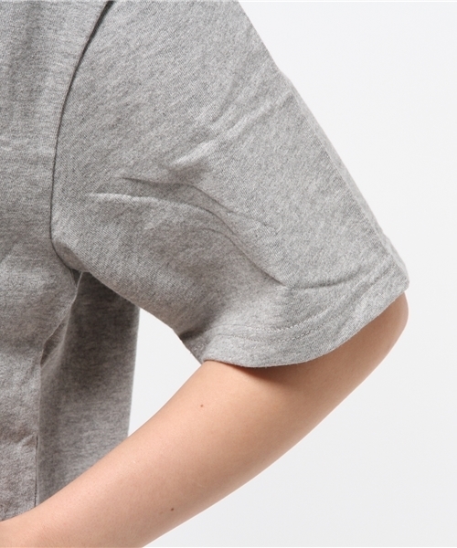 OUTLET（アウトレット）の「【Discoat】16/-ポケ付VネックT（Tシャツ/カットソー・レディース・杢グレー・FREE）」の6枚目の写真