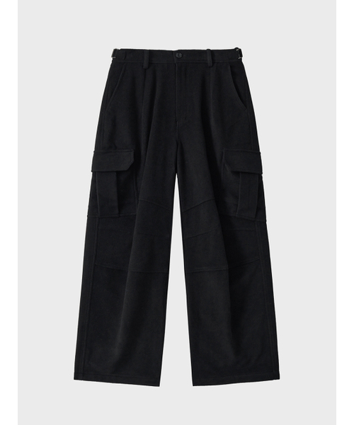 NOIRER(ノイア)の「ウールカーゴパラシュートパンツ(ブラック)(その他パンツ・メンズ・その他・48/50/52)」の2枚目の写真