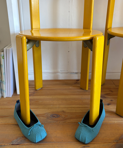 PORTERNA(ポルテナ)の「DOT SQUARE FLATS-TEAL BLUE(バレエシューズ・レディース・その他・25cm/23cm/24cm)」の7枚目の写真
