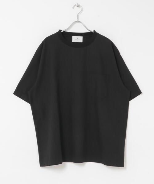 URBAN RESEARCH Sonny Label（アーバンリサーチサニーレーベル）の「接触冷感リネン混ショートスリーブTシャツ（Tシャツ/カットソー・メンズ・チャコールグレー/ストライプ/ブラック・X-LARGE/LARGE/MEDIUM）」の8枚目の写真