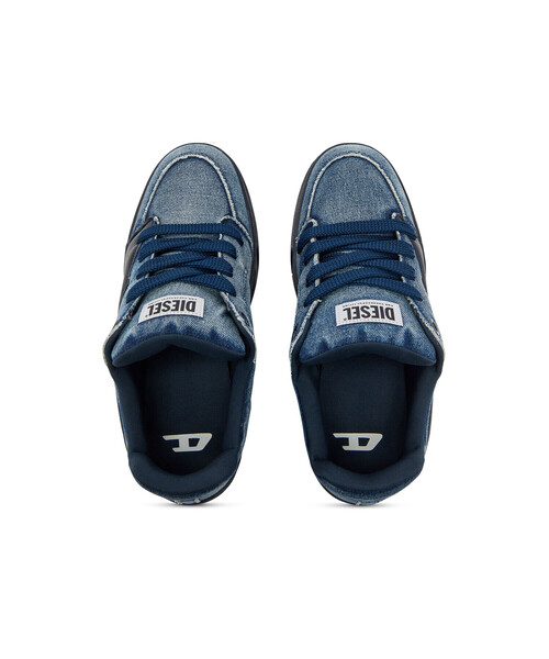 DIESEL(ディーゼル)の「メンズ ローカットスニーカー S-D-OLLIE LOW(スニーカー・メンズ・ダークインディゴブルー・44/43/42/45/40)」の4枚目の写真