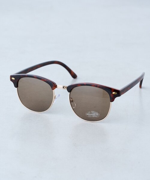 CIAOPANIC TYPY（チャオパニックティピー）の「【ユニセックス】UVカット対応サングラス/サーモント（サングラス・レディース・ブラック/ブラウン・ONE SIZE）」の3枚目の写真
