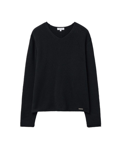 MISEKISEOUL MEN(ミセキソウルメンズ)の「Vneck layered knit top BLACK(ニット/セーター・メンズ・その他・1/2/3)」の2枚目の写真
