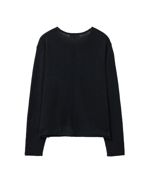MISEKISEOUL MEN(ミセキソウルメンズ)の「Vneck layered knit top BLACK(ニット/セーター・メンズ・その他・1/2/3)」の3枚目の写真