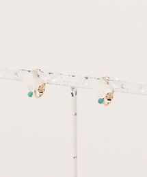 September/クローバーシエル+ターコイズearring
