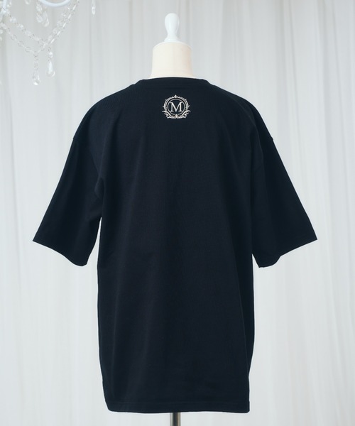 miacharme（ミアシャルム）の「ロゴTシャツ（Tシャツ/カットソー・レディース・ブラック/ベージュ・MEDIUM/LARGE）」の9枚目の写真