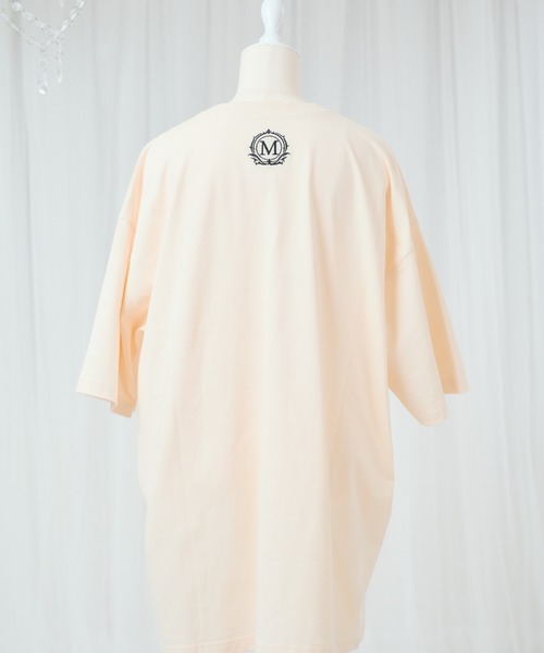 miacharme（ミアシャルム）の「ロゴTシャツ（Tシャツ/カットソー・レディース・ブラック/ベージュ・MEDIUM/LARGE）」の7枚目の写真