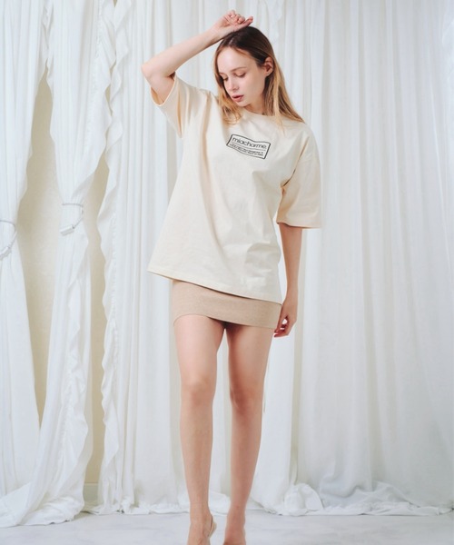 miacharme（ミアシャルム）の「ロゴTシャツ（Tシャツ/カットソー・レディース・ブラック/ベージュ・MEDIUM/LARGE）」の17枚目の写真