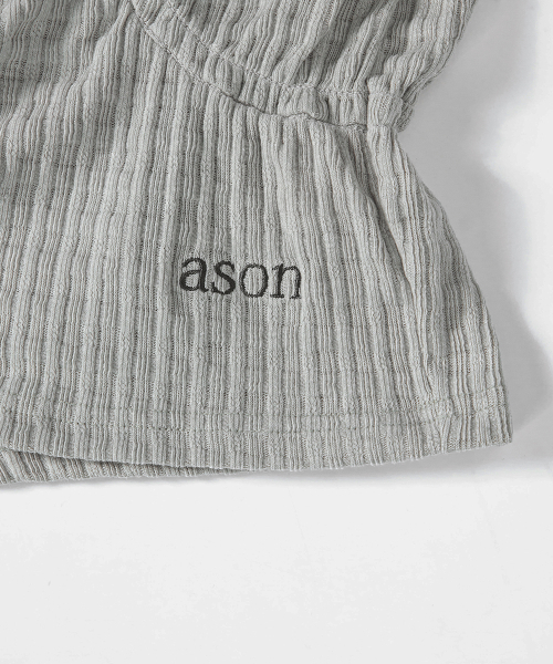 ASON（アズオン）の「SOFT SHIRRING TEE / GRAY（Tシャツ/カットソー・レディース・その他・FREE）」の4枚目の写真