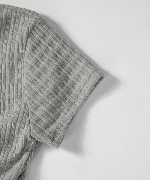 ASON（アズオン）の「SOFT SHIRRING TEE / GRAY（Tシャツ/カットソー・レディース・その他・FREE）」の5枚目の写真