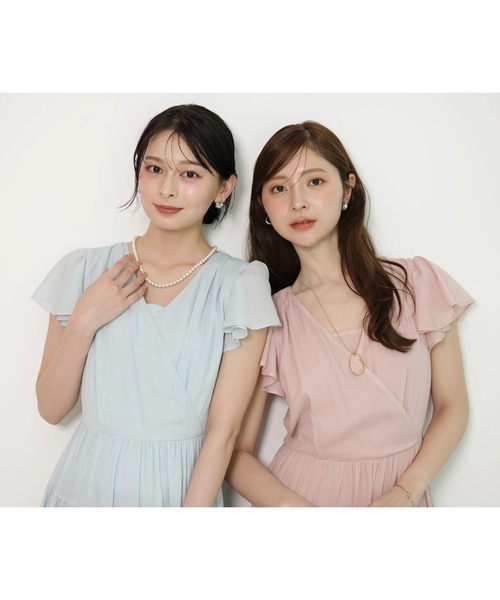 Apuweiser-riche（アプワイザーリッシェ）の「ミストカラーティアードワンピース（ワンピース・レディース・グリーン系その他2/ピンク/ライトブルー/ブラック系その他2・2/1/0）」の5枚目の写真