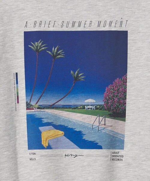 CITEN（シテン）の「【別注】＜Adult Oriented Records×NAGAI×CITEN＞スウェット（スウェット・メンズ・ライトグレー・M/L）」の4枚目の写真