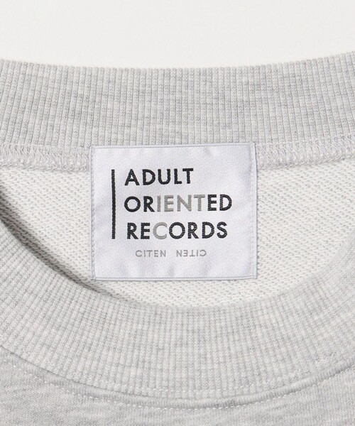 CITEN（シテン）の「【別注】＜Adult Oriented Records×NAGAI×CITEN＞スウェット（スウェット・メンズ・ライトグレー・M/L）」の2枚目の写真