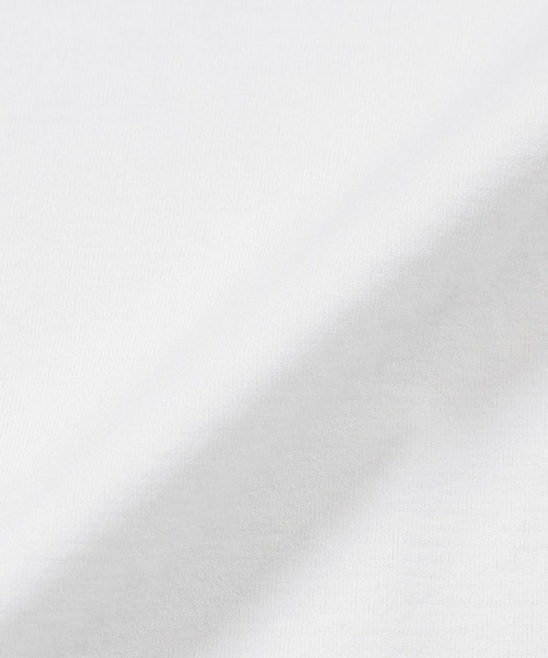 TETE(テット)の「【シンプル・定番・着回し力抜群】接触冷感スノードライレイヤード襟Tシャツ/半袖Tシャツ 96622 4色展開|オーバーサイズ クルーネック メンズ 大人カジュアル デイリーT 夏(Tシャツ/カットソー・メンズ・チャコールグレー/ホワイト/ベージュ/ブラック・MEDIUM/X-LARGE/LARGE)」の7枚目の写真