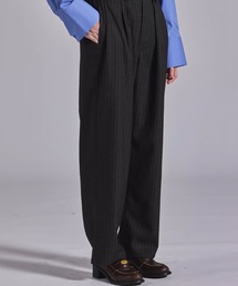 Kelen（ケレン）の「「KELEN / ケレン」ウエストタックデザイン ピンストライプトラウザー（その他パンツ）」