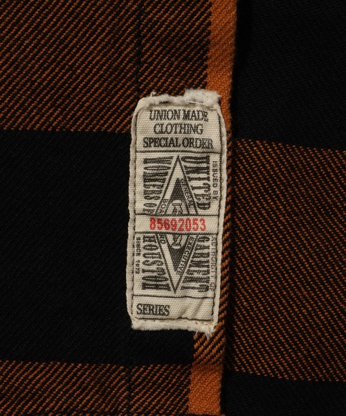 HOUSTON（ヒューストン）の「【HOUSTON/ヒューストン】BLOCK CHECK VIYELLA SHIRT/ブロックチェックビエラシャツ（シャツ/ブラウス・メンズ・ネイビー/ブラック/グリーン系/レッド/ブラウン・M/L/XL）」の11枚目の写真