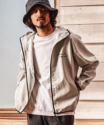 1minute 1second（ワンミニットワンセカンド）の「mj11687-faux leather zip parka シンセティックレザージップパーカー(1M26A080)（ブルゾン）」