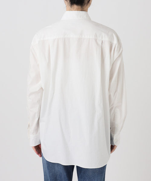 Spick & Span(スピックアンドスパン)の「《一部店舗+WEB限定》Typography Regular Shirts(シャツ/ブラウス・レディース・ホワイト・FREE)」の4枚目の写真