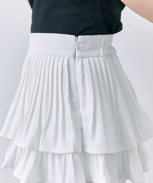 OLIVE des OLIVE（オリーブデオリーブ）の「【Belle Charme】Tweed Pleats Mini Skirt（スカート・レディース・ピンク/グレー/オフホワイト・FREE）」の12枚目の写真