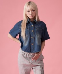 mindseeker（マインドシーカー）の「Vintage Cropped Denim Jacket / ヴィンテージ クロップド デニムジャケット（シャツ/ブラウス）」