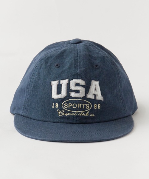 Chick(チック)の「USA Logo Embroidered Baseball Cap / USA ロゴ刺繍 ベースボールキャップ フラットバイザー レディース メンズ 2026年 夏 夏服(キャップ・レディース・ブラック/ブラウン/ベージュ/ネイビー/パープル・FREE)」の13枚目の写真