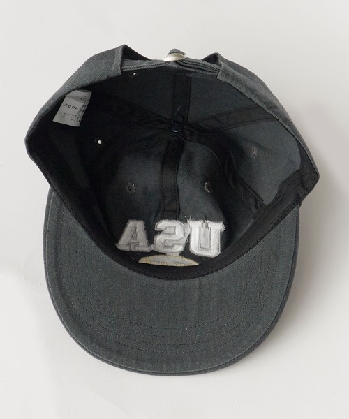 Chick(チック)の「USA Logo Embroidered Baseball Cap / USA ロゴ刺繍 ベースボールキャップ フラットバイザー レディース メンズ 2026年 夏 夏服(キャップ・レディース・ブラック/ブラウン/ベージュ/ネイビー/パープル・FREE)」の11枚目の写真