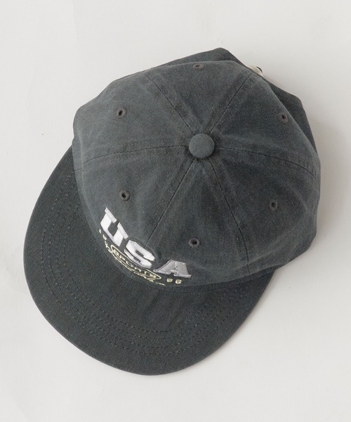 Chick(チック)の「USA Logo Embroidered Baseball Cap / USA ロゴ刺繍 ベースボールキャップ フラットバイザー レディース メンズ 2026年 夏 夏服(キャップ・レディース・ブラック/ブラウン/ベージュ/ネイビー/パープル・FREE)」の8枚目の写真